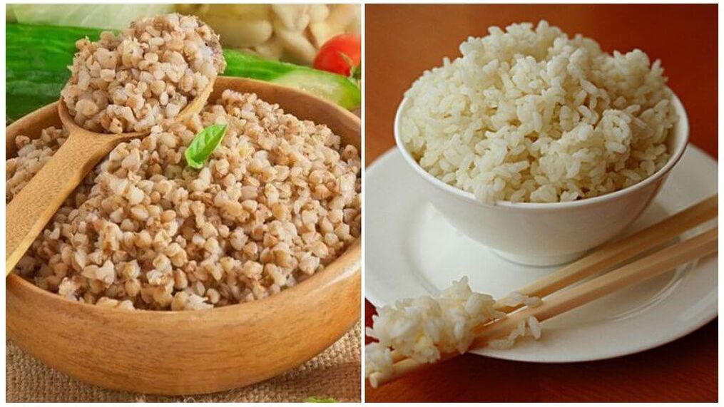 Buckwheat at rice diets para sa gout